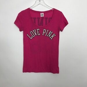 Victoris’s Secret Pink T shirt Love Pink graphic S